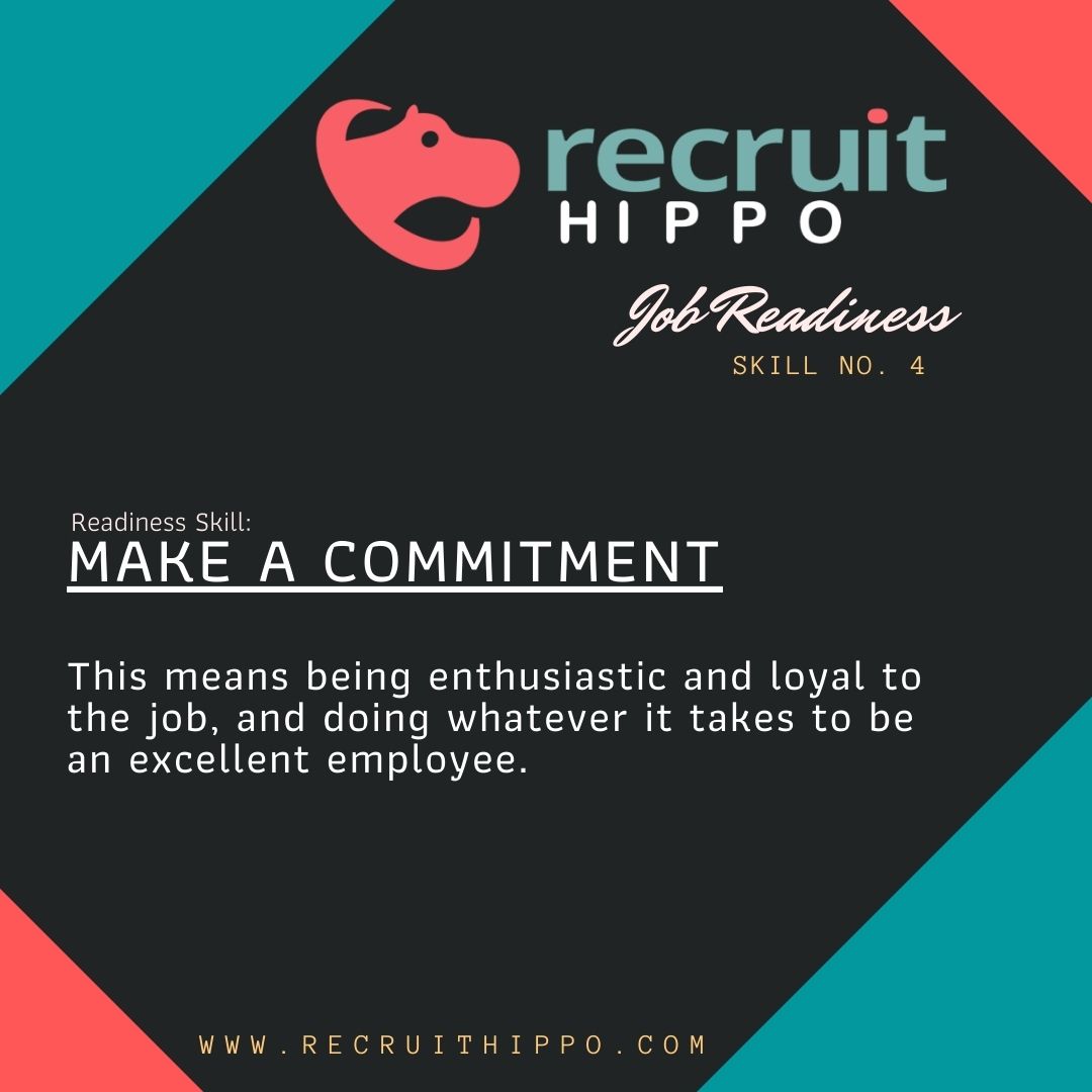 Job Readiness Skill: Make a Commitment